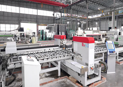 Shower Glass Drilling Production Line with Model A82
